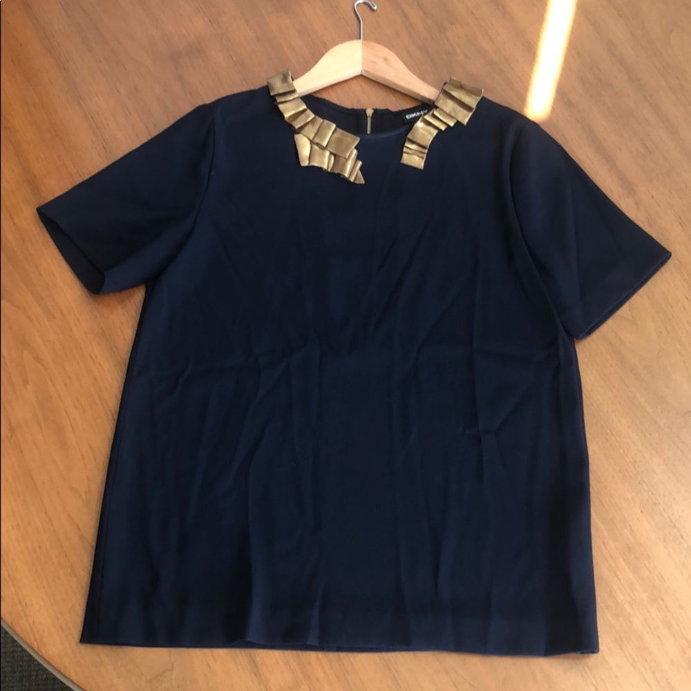 Navy DKNY party top